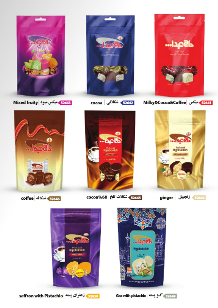Coated Cotton Candy & Filled Candy Stand-Up Pouch Assorted Flavors