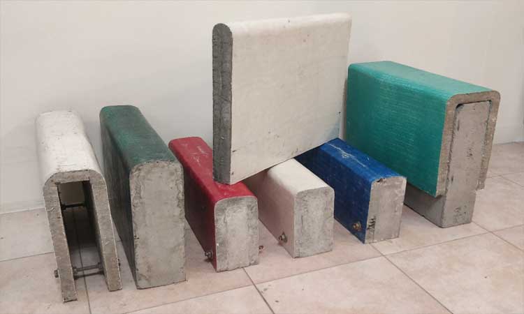 3D Hybrid Composite Curb Block Color-Stable, Heavy-Duty