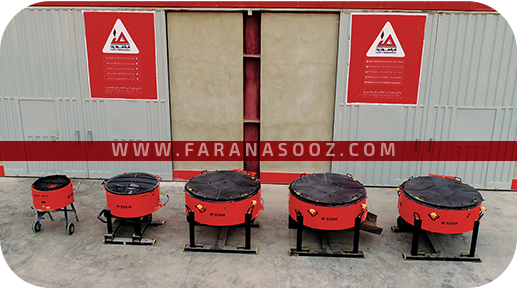 Paddle mixer for advanced insulating and refractory concretes