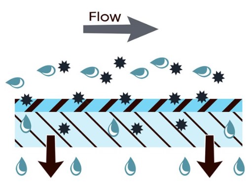 Membrane filter for water purifier