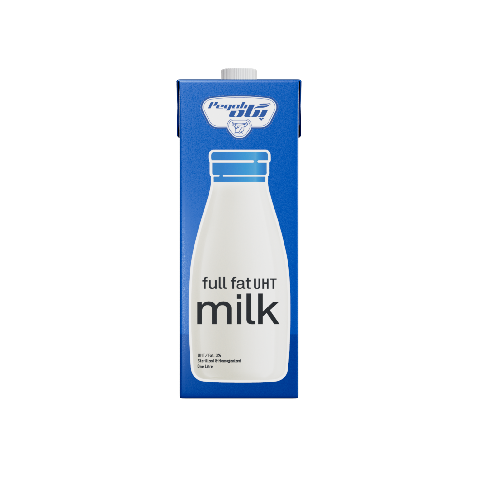 Pegah UHT Full Fat Milk - 1 Litre
