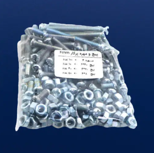 Cellophane Plastic packaging bolts 