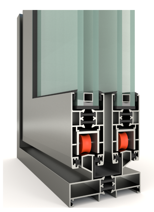thermal break sliding window system  TSL 77