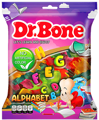 Dr.Bone Alphabet Jelly gum