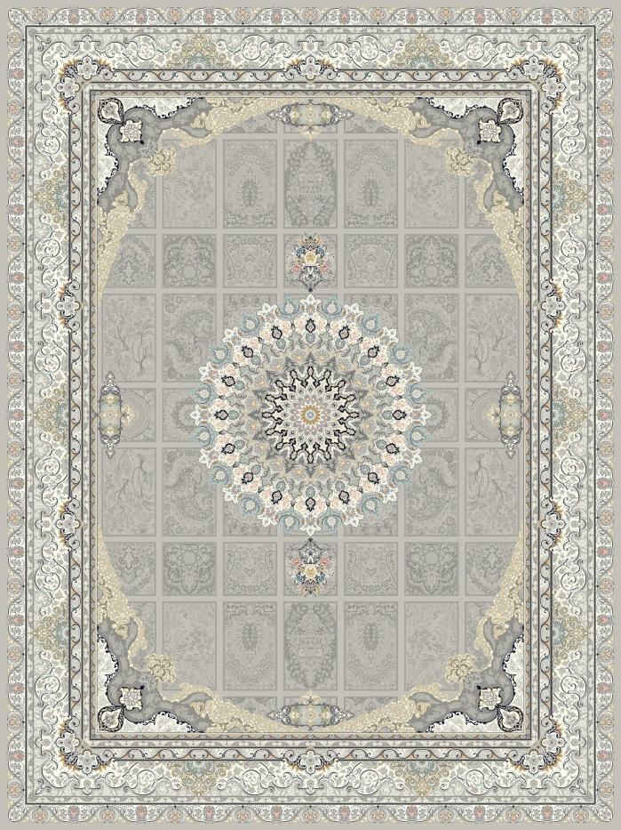 Reeds High-Density Acrylic Machine-Made Persian Carpet