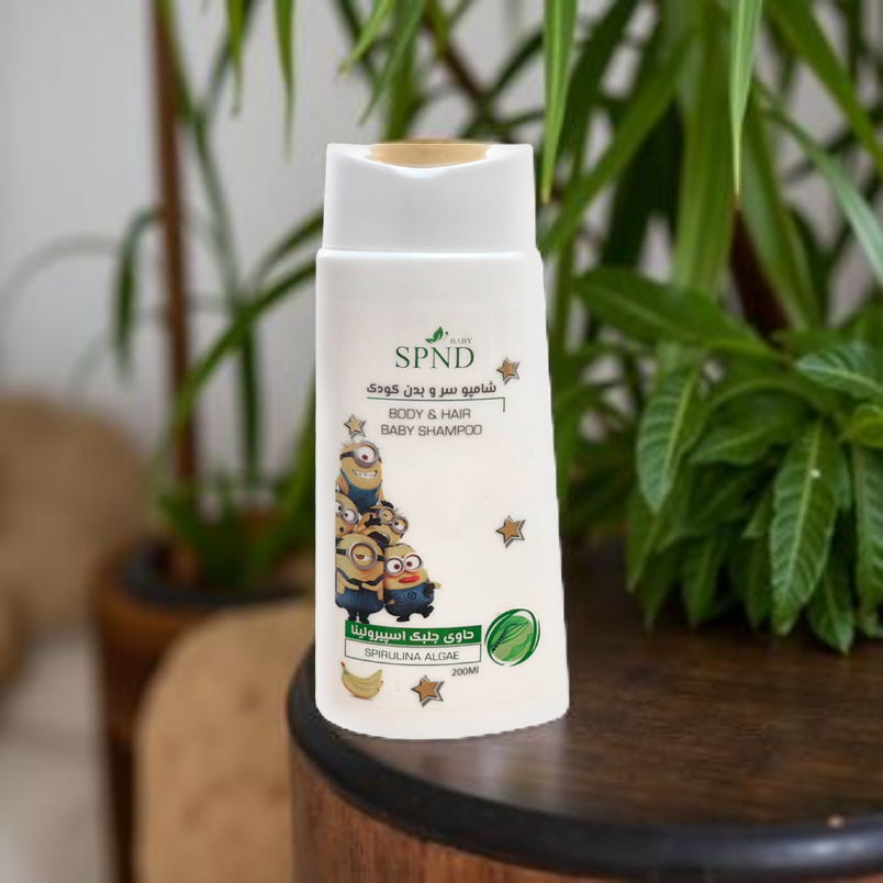 SPND Baby Body & Hair Shampoo  Spirulina Algae Extract