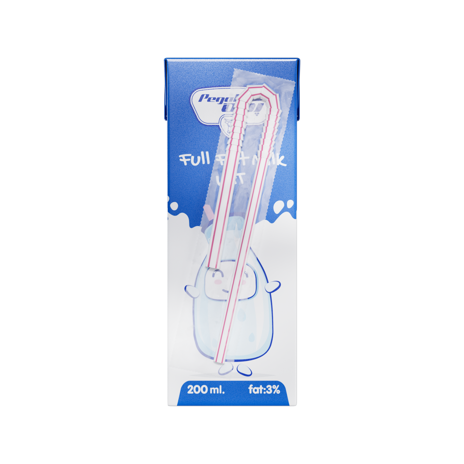 Pegah UHT Full Fat Sterilized Milk - 200 cc