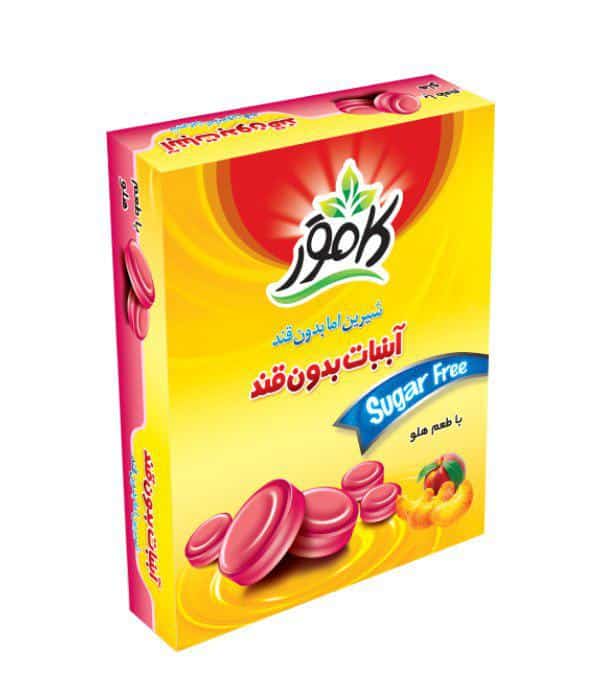 Sugar-Free Fruit Candy with Vitamin C Box Packaging (Kamvar Brand)