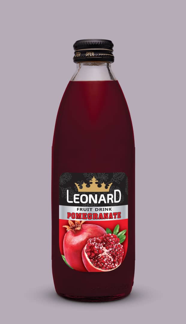 Pomegranate-Flavored Fruit Juice Drink – 300ML Glass Bottle