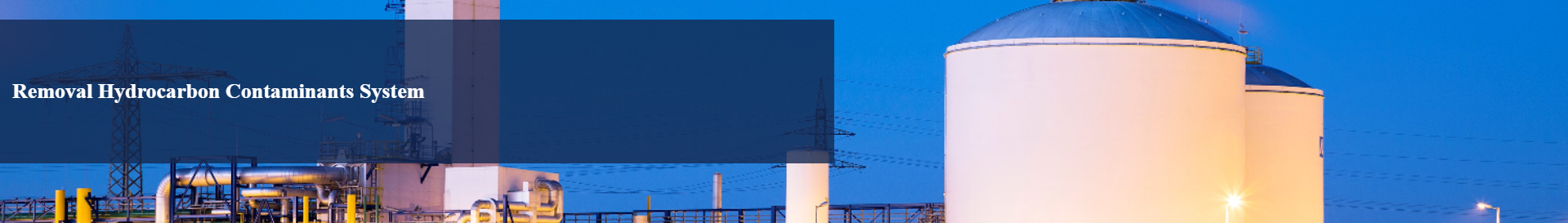 Removal Hydrocarbon Contaminants System 