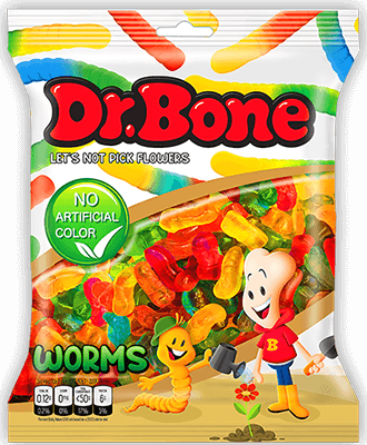 Dr.Bone Worms Jelly Gum (20/30/40 Gram)