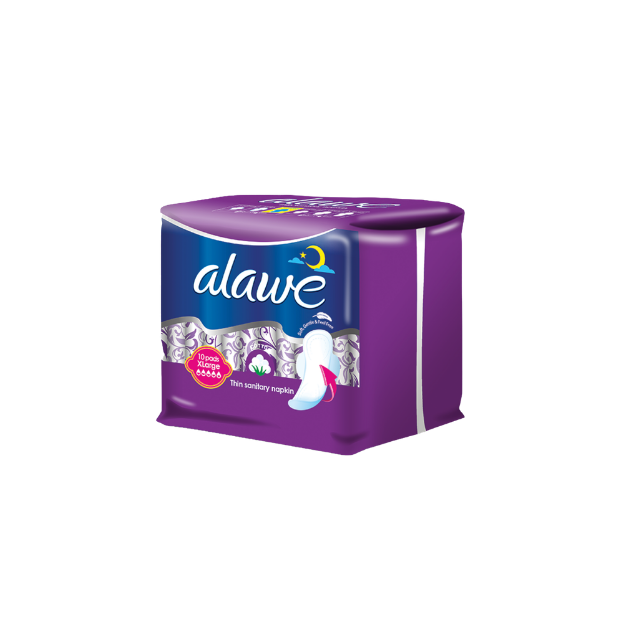 Alawe Thin Fluff Sanitary Napkins – Extra Large (XL) Size
