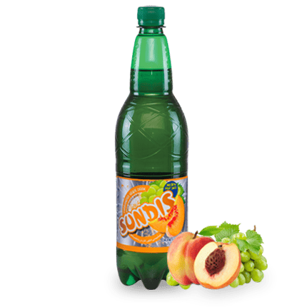 SUNDIS Assorted Sparkling Fruit Drinks 1 Liter PET Bottle