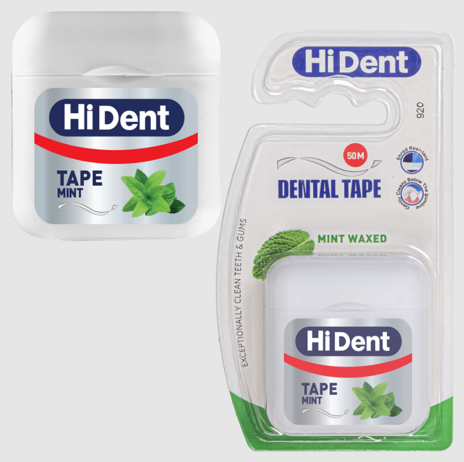 نخ دندان HiDent با طعم توت فرنگی نعنا (50 متر)