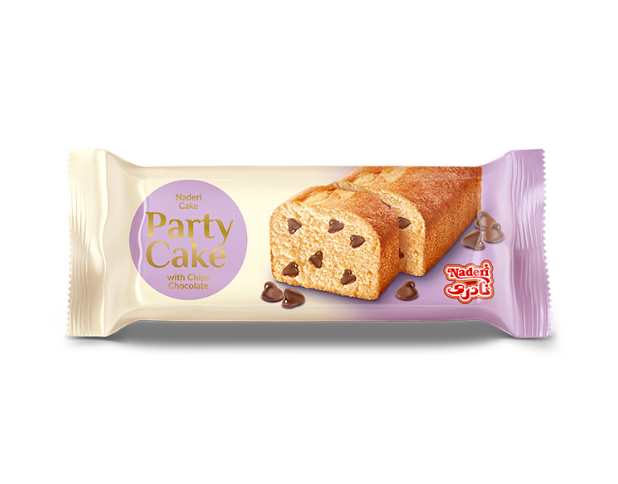 Raisin Party Cake - Party Cake with Chips Chocolate flavor