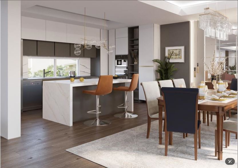 LARAK , Height-Adjustable Modern Bar Stool with Cold Foam Seat & Backrest