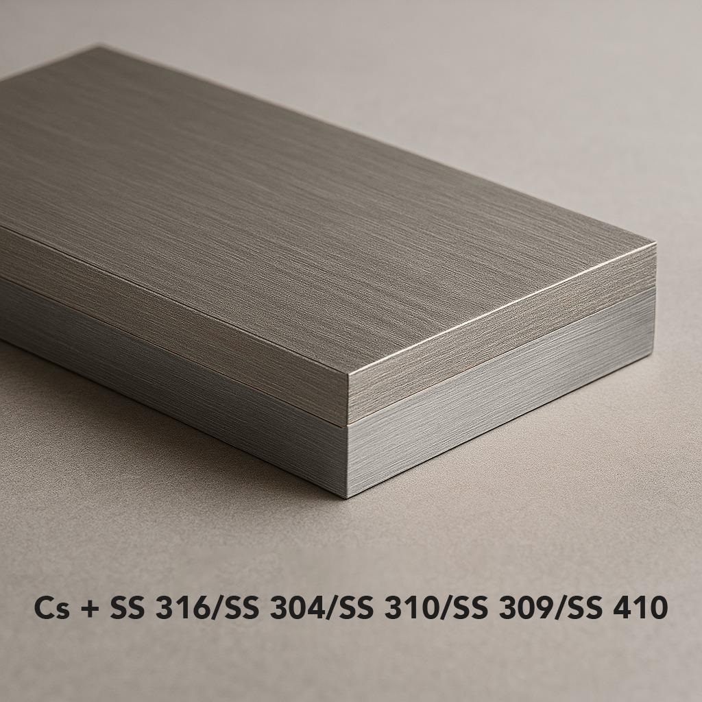 combine the strength of carbon steel