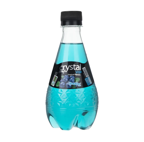 Crystal Carbonated Soft Drink  Blueberry, Lemon & Watermelon Flavors