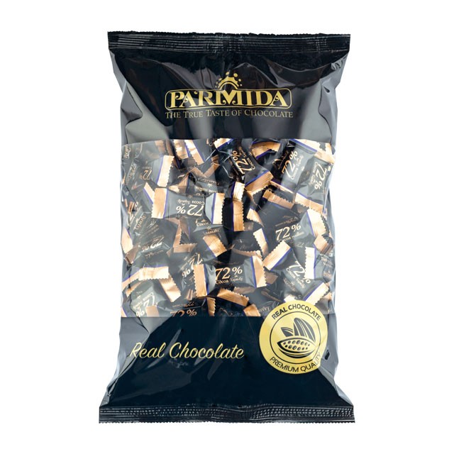 Parmida 72% Dark Chocolate – 1 kg Bulk Pack