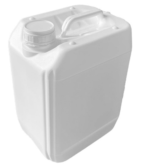  4liter polyethylene gallon with button, 45 mm opening