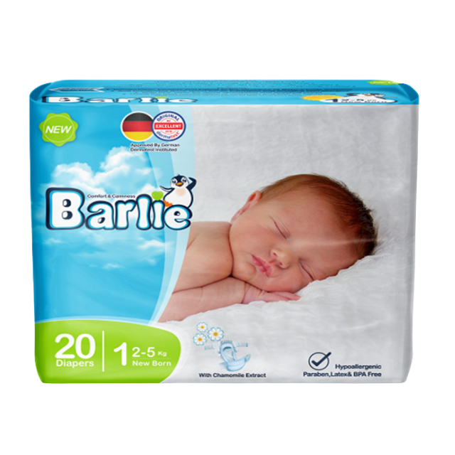 Baby Diaper - New Born Size (1) - 20 Pcs - 16 Packs
