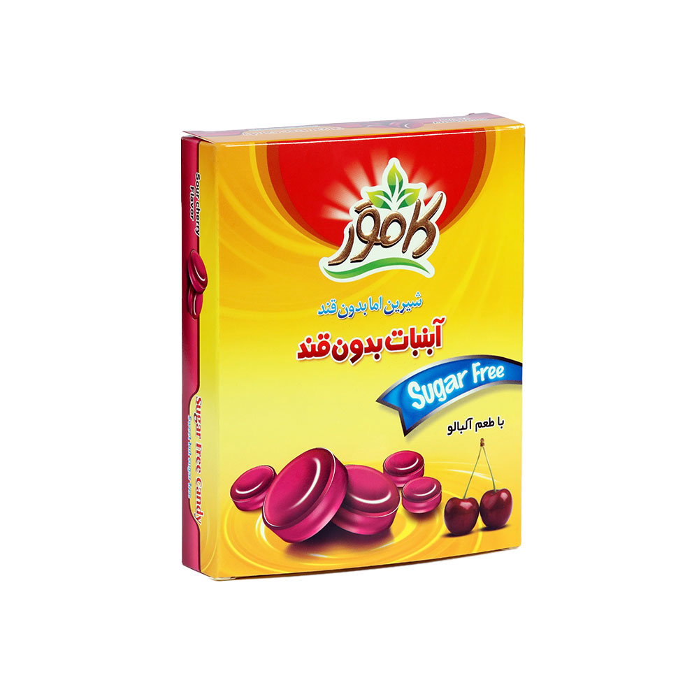 Kamvar Sugar-Free & Diet Peach Hard Candy - 130g