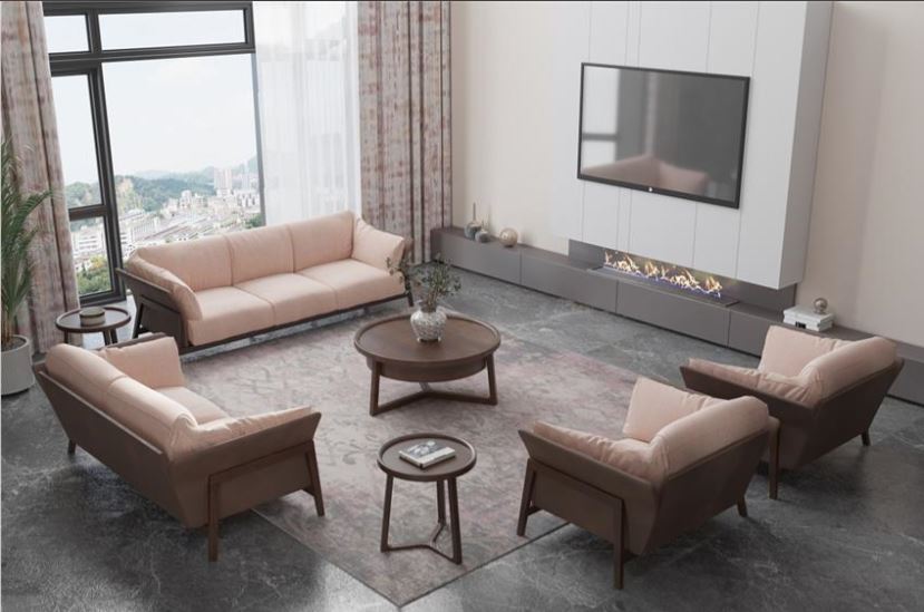 LIAN , Beech-Veneered Coffee Table with Soft-Close Storage Drawer