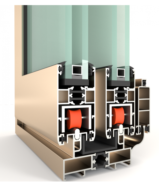 thermal break sliding window  system  TS 77-A 