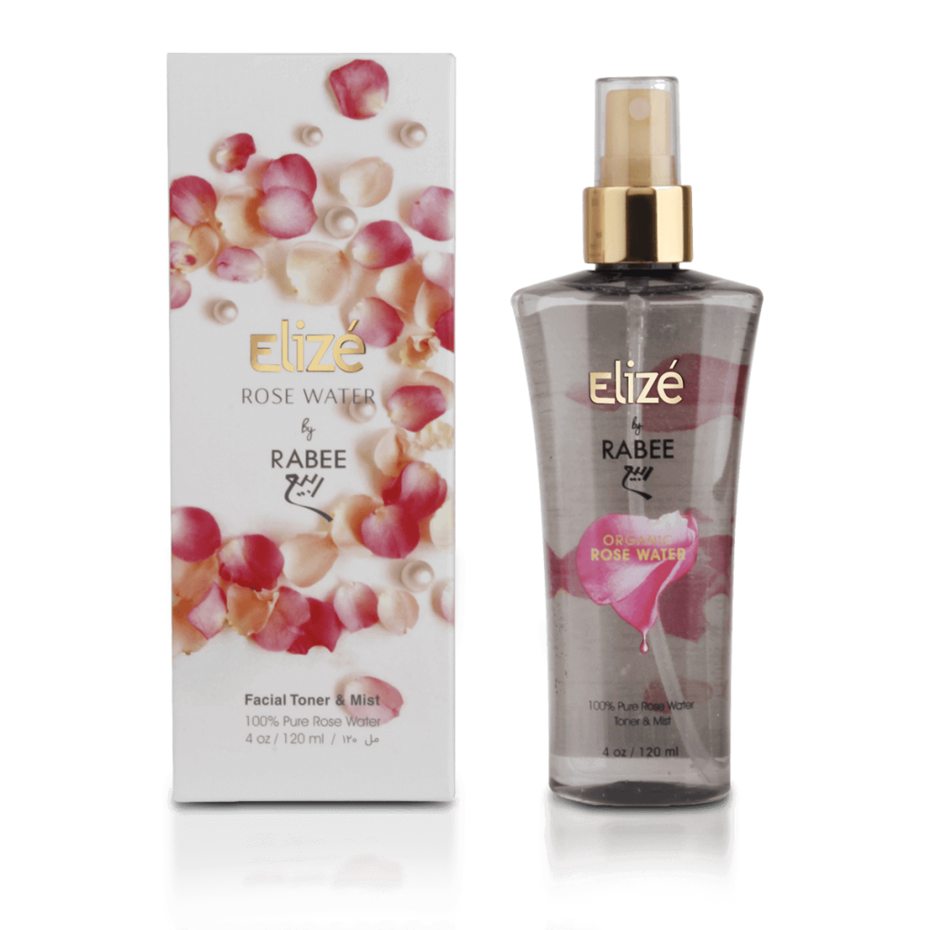 Rabee Rosewater Toner & Facial Mist with 24K Gold Dust  120 ml