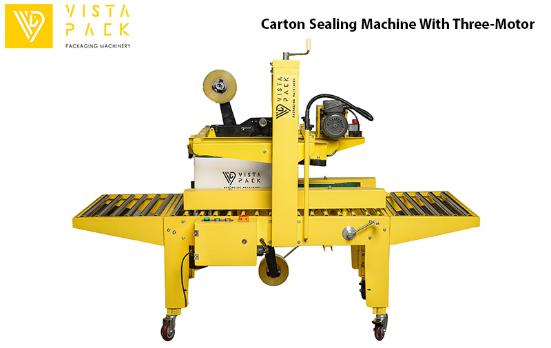 Semi-Automatic Carton Sealer – Three-Motor Drive