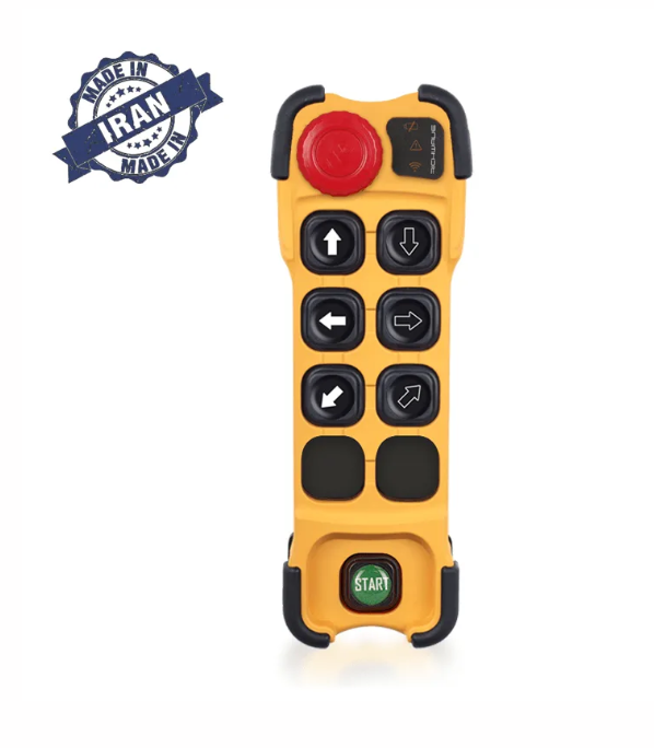 RichWave TF-601 / TF-602  6-Button Single-Speed Overhead Crane Remote Control Transmitter