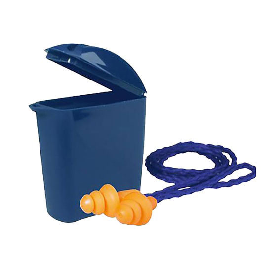 TPE Medical-Grade Reusable Earplug with PP Case  NanoPak
