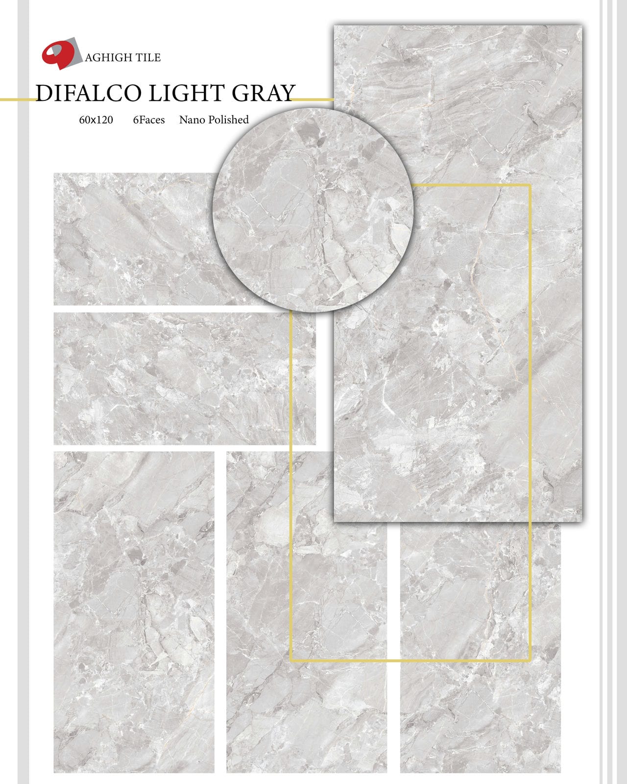 Dark Gray Difalco Tile | 60x120