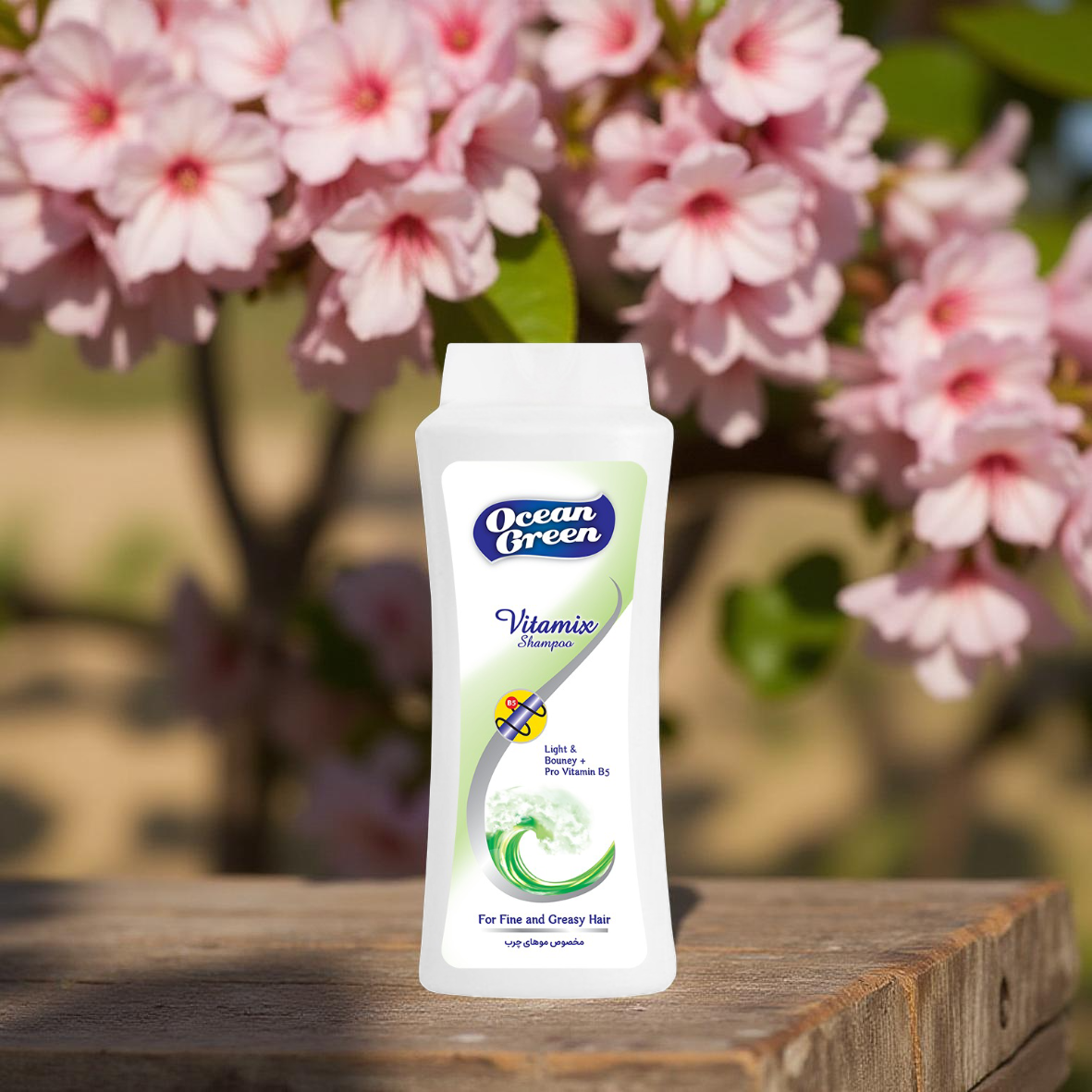 Ocean Green Vitamix Shampoo  For Fine & Greasy Hair (750 ml)