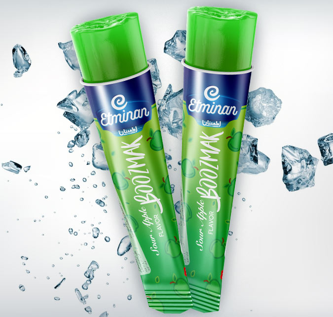 Eminan Bozimak Tube Popsicle Ice Cream  Assorted Flavors