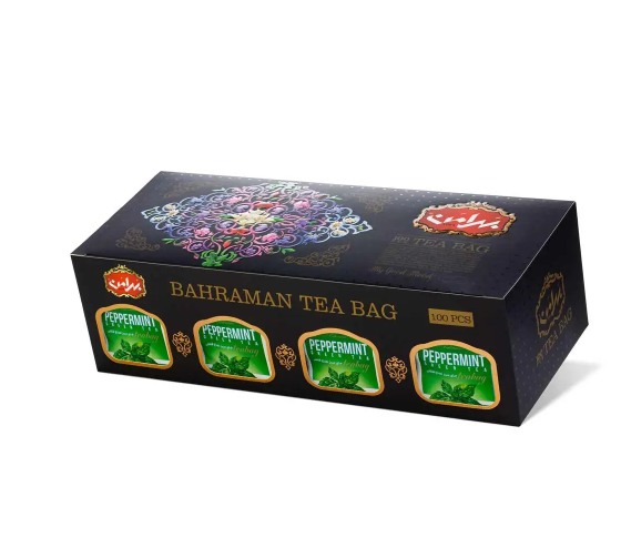 Peppermint Green Tea, 100 Tea Bags