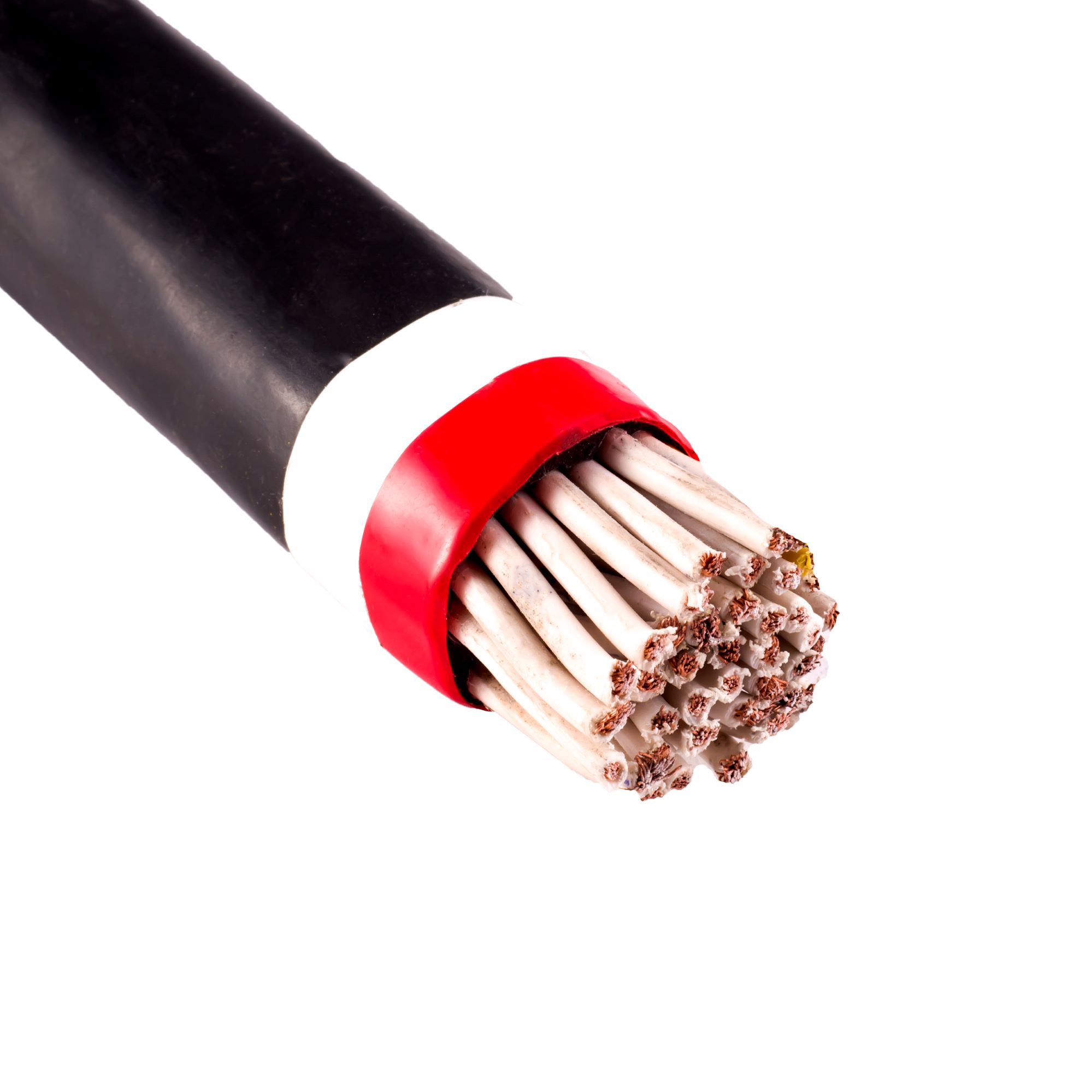 Control cable with a cross-section of 24x0.75