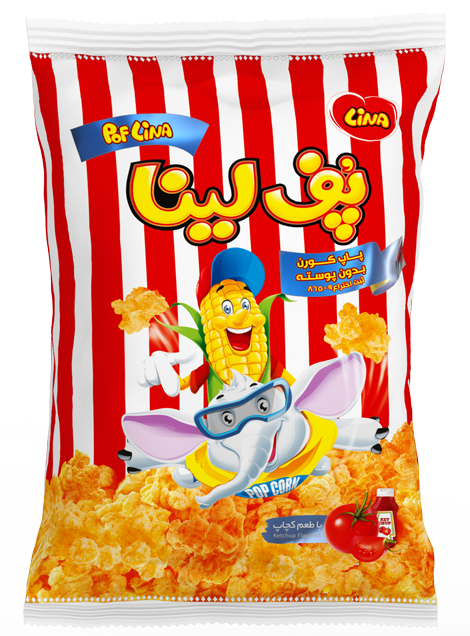 Ketchup Flavor Poflina Hulless Popcorn