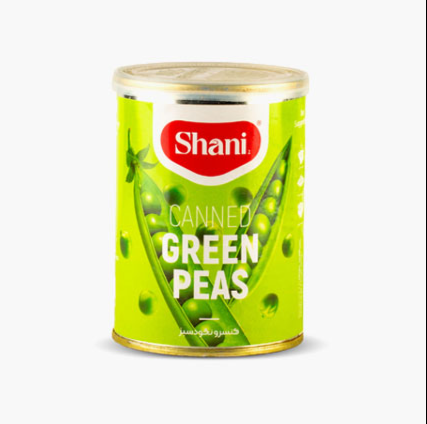 Canned Green Peas Rich in Fiber and Essential Vitamins