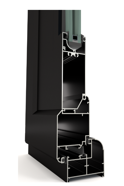 AH60 is non-thermal break window and door System