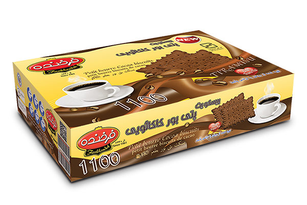 Farkhondeh Cocoa Biscuit with Cappuccino Taste - 520gr