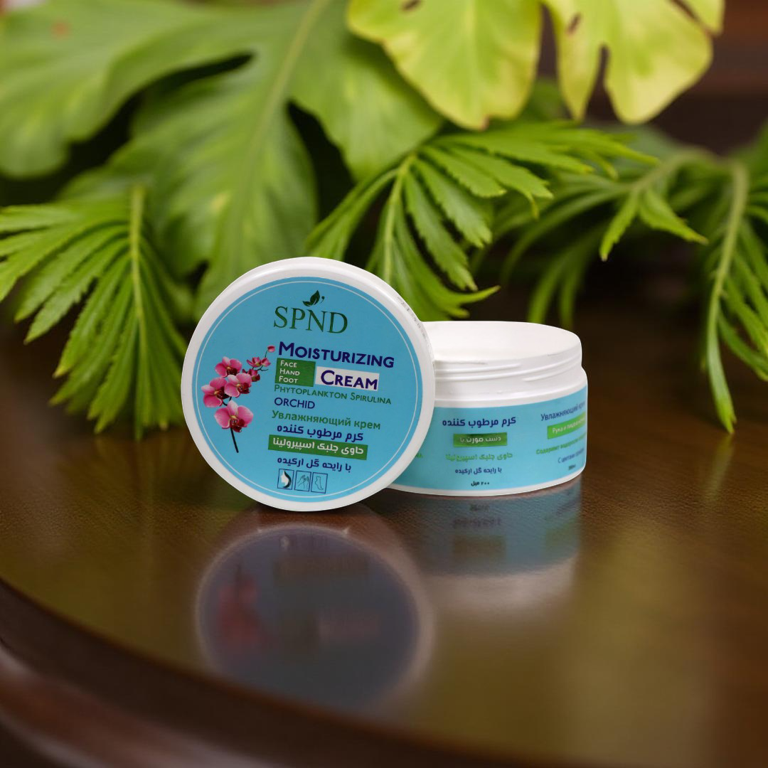 SPND Moisturizing Cream  Orchid & Spirulina Extract (Face, Hand & Foot)  200 ml