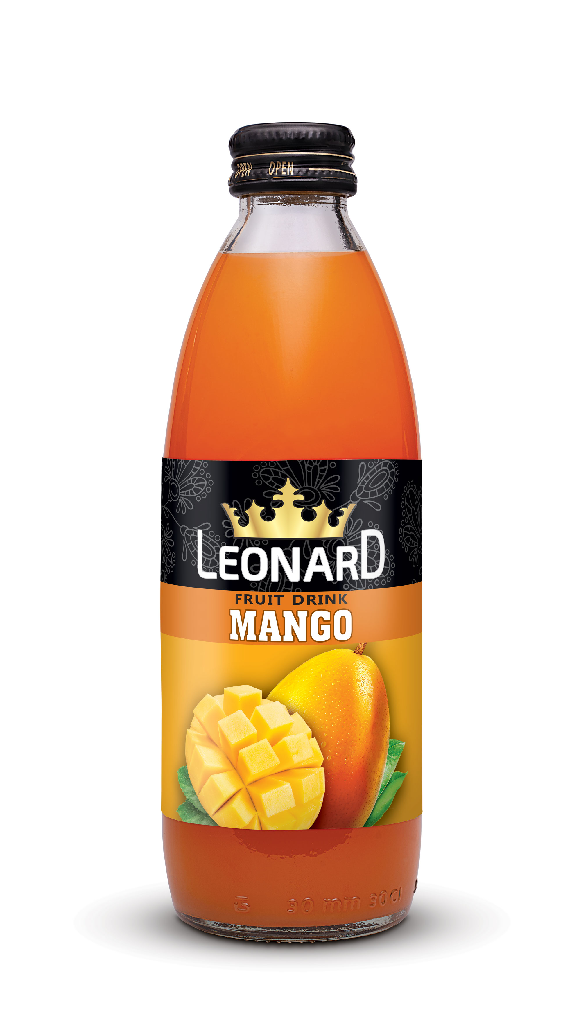 Mango-Flavored Fruit Juice Drink – 300ML Glass Bottle