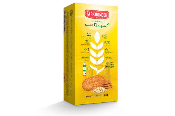 Farkhondeh Multi Cereals Biscuit -215gr