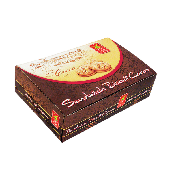 High Taste Cocoa Cream Biscuits Box
