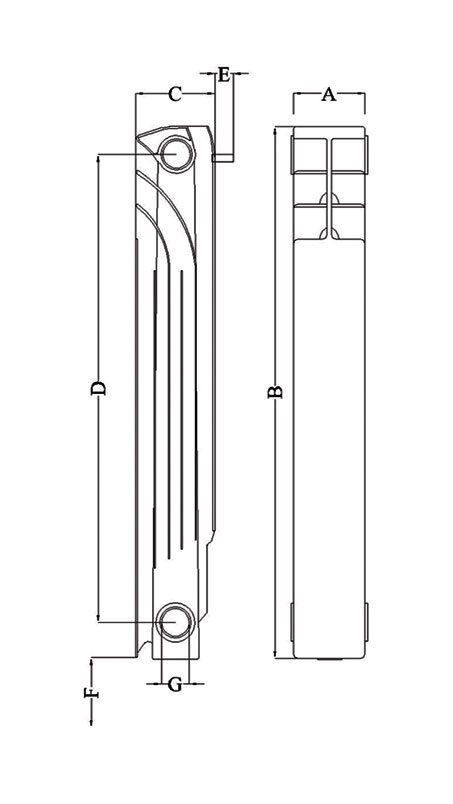 Aluminum Kaller Radiator