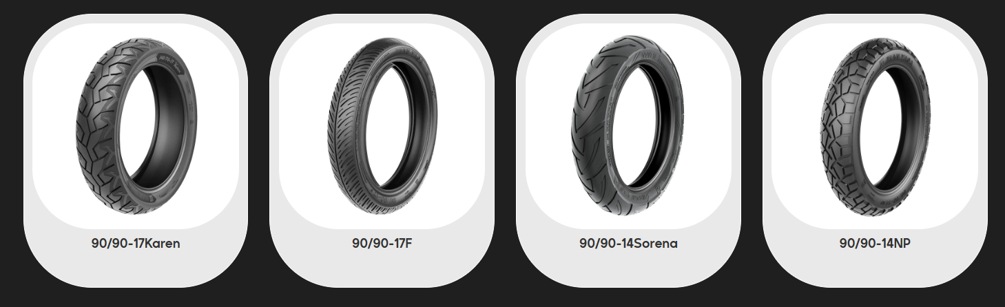 Urban Motorcycle Tire 90/90 Series  Front & Rear Use