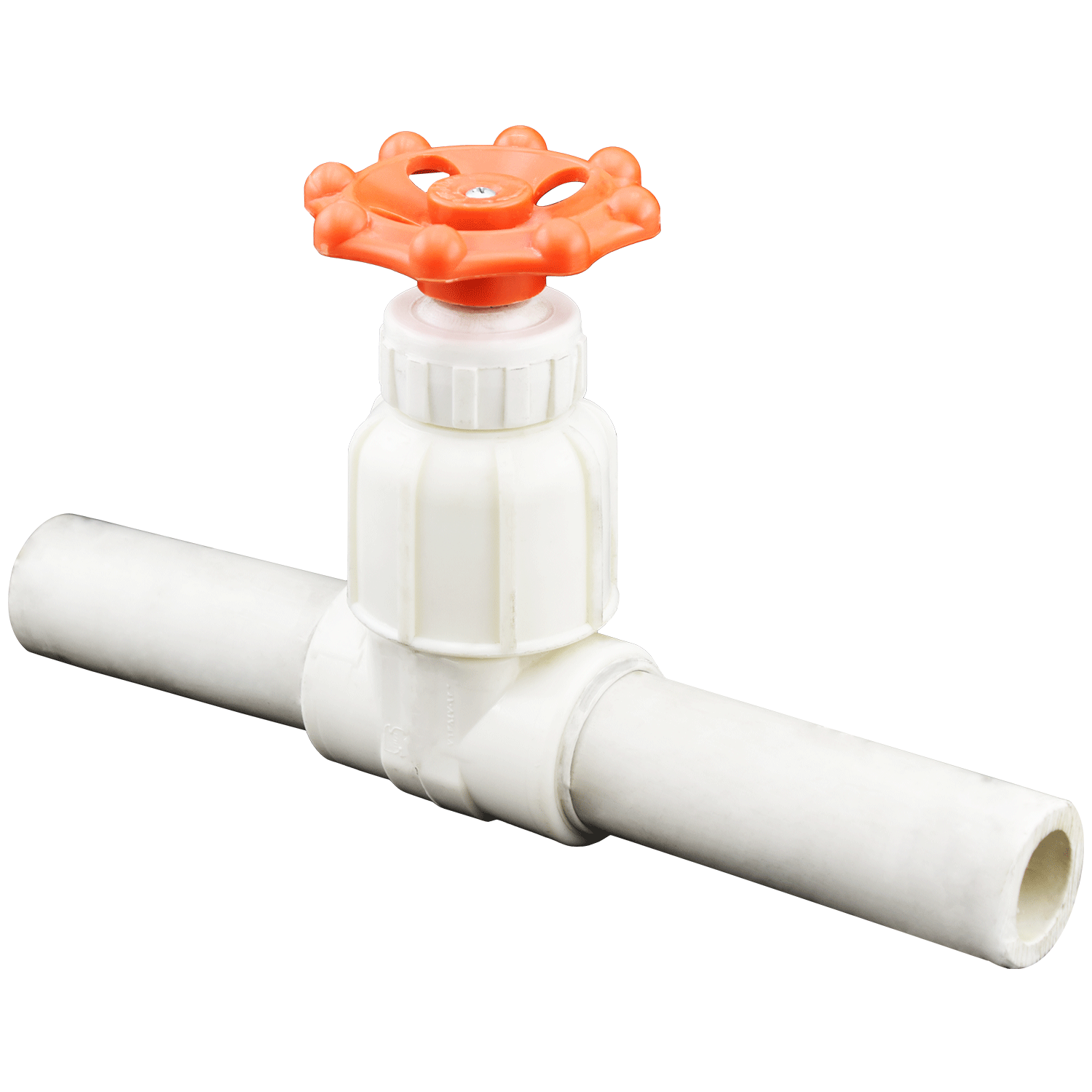 Cold and hot welded double-ended gate valve for construction