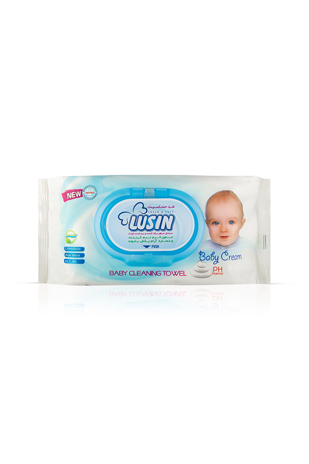 LUSIN Baby Wet Wipes with Chamomile Extract  Baby Cleaning Towel