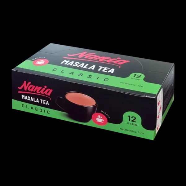 Nania Classic Masala Tea - Single Serving 12 Pieces